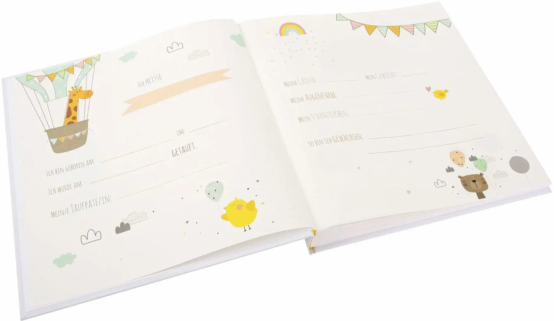 Baby-Album ,,Hurra, du bist da'' Goldbuch