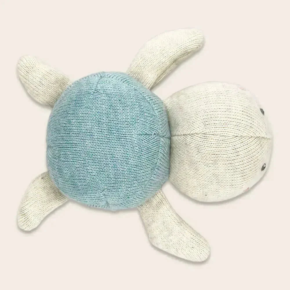 Babyrassel Schildkröte - hellblau Ava und Yves