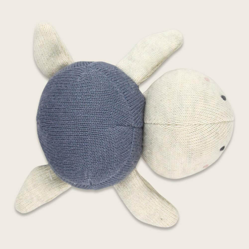 Babyrassel Schildkröte - jeansblau Ava und Yves