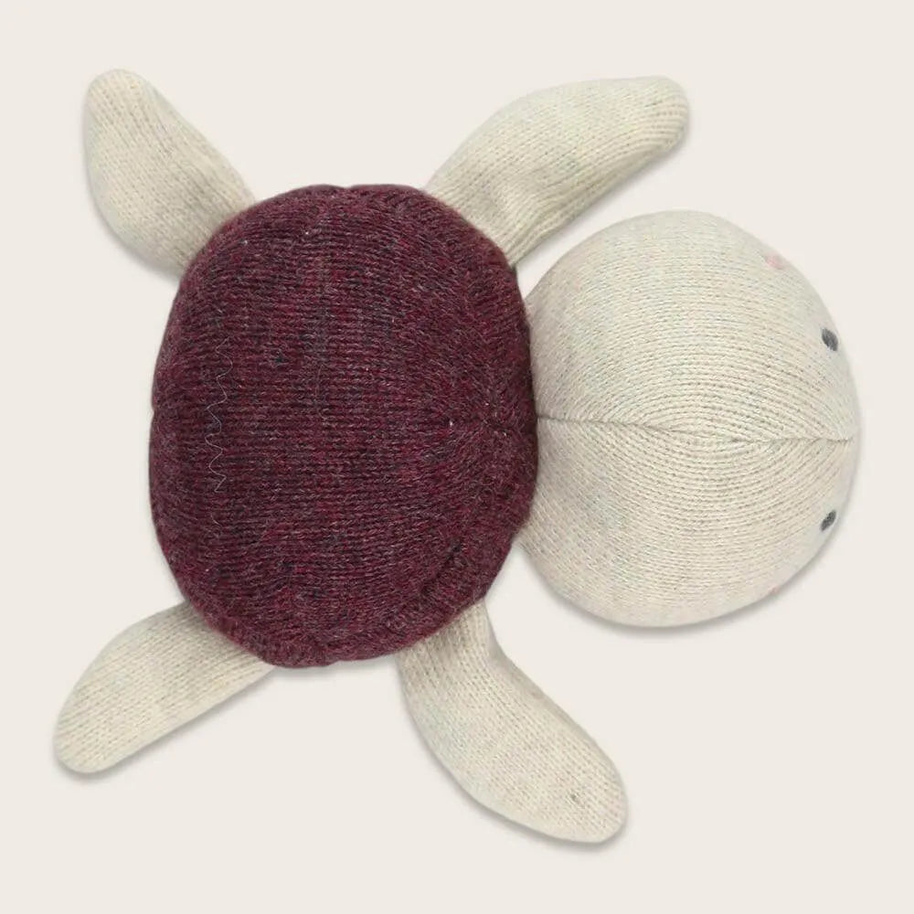 Babyrassel Schildkröte - aubergine Ava und Yves