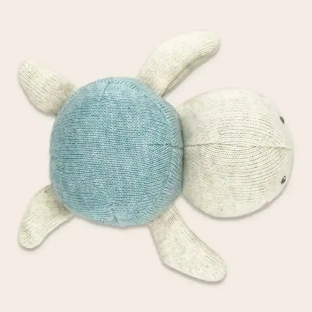 Babyrassel Schildkröte - hellblau Ava und Yves