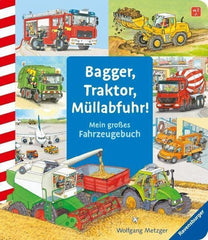 Bagger, Traktor, Müllabfuhr! - www. kunstundspiel .de 9783473434077