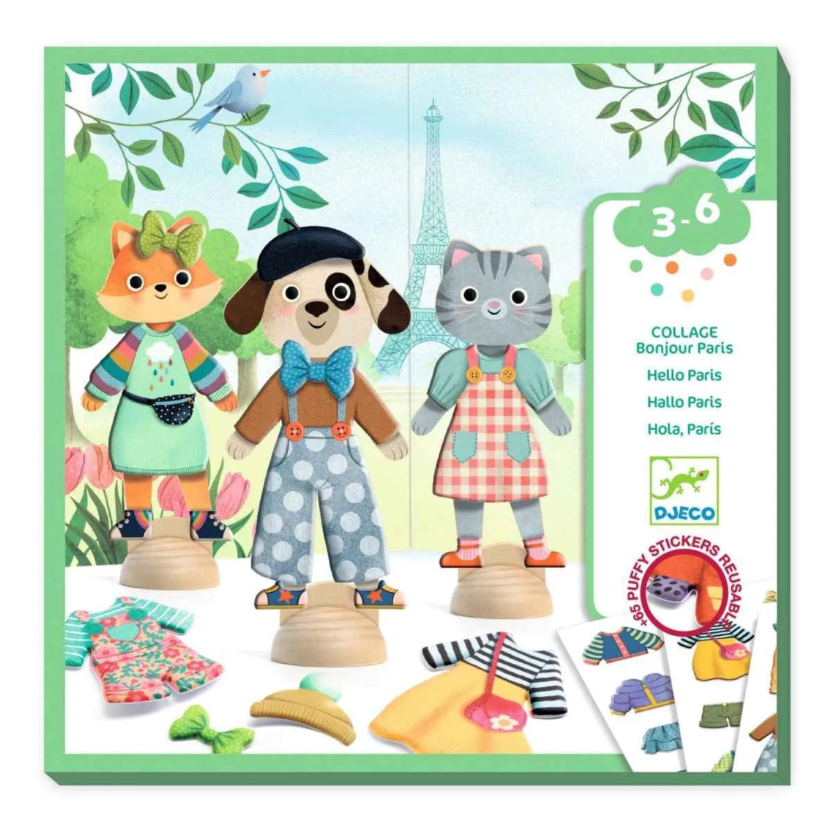 Basteln 3-6 - Bonjour Paris - DJ09849 Djeco