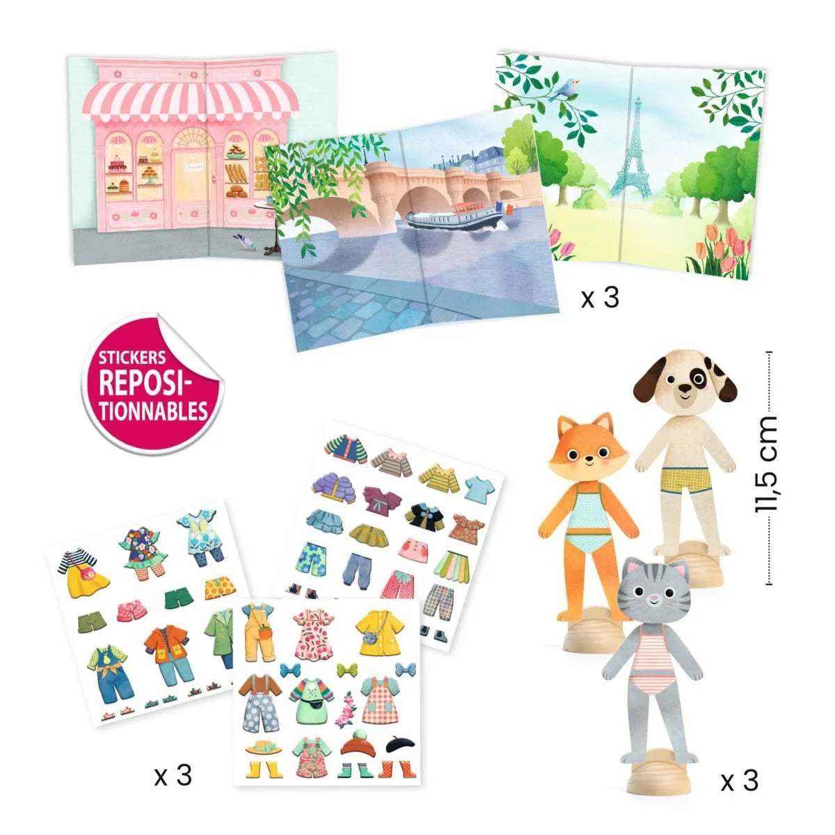 Basteln 3-6 - Bonjour Paris - DJ09849 Djeco