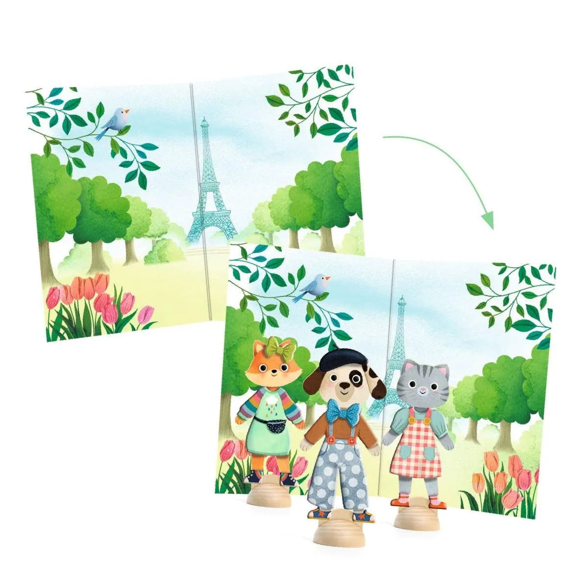 Basteln 3-6 - Bonjour Paris - DJ09849 Djeco