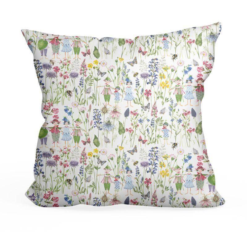 Baumwollstoff Blumenkinder Acufactum