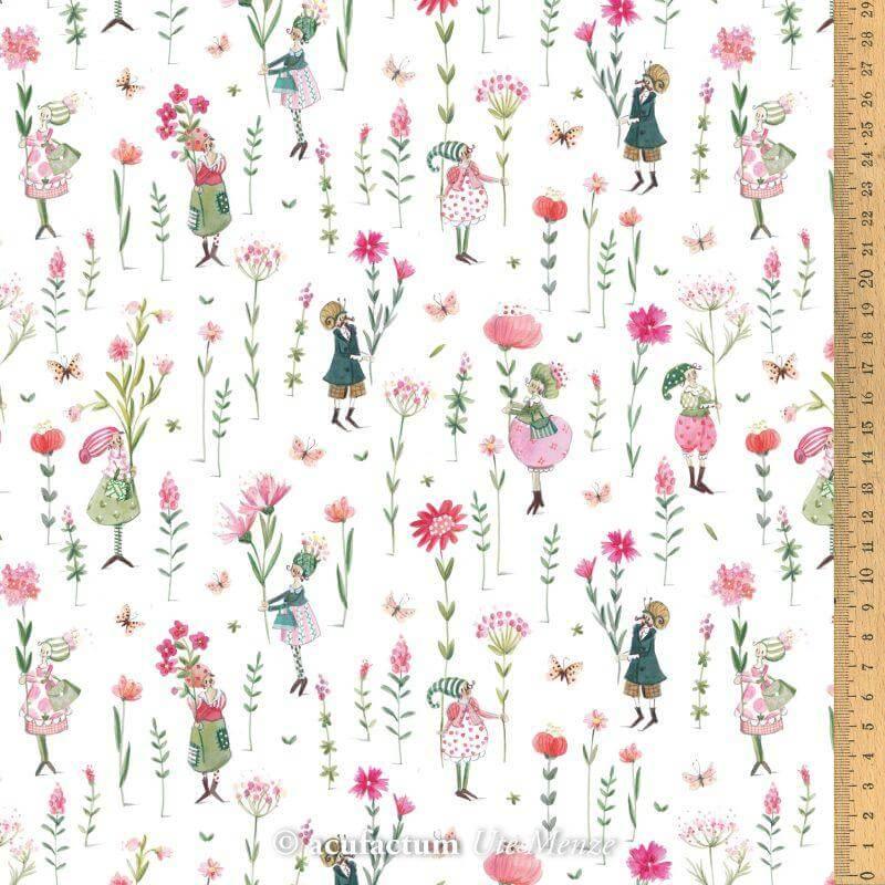 Baumwollstoff Blütenglück Acufactum