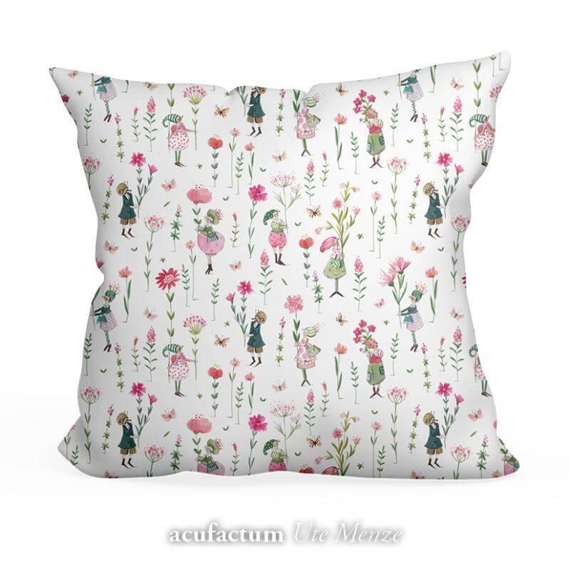 Baumwollstoff Blütenglück Acufactum