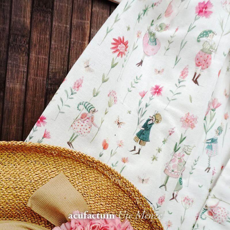 Baumwollstoff Blütenglück Acufactum