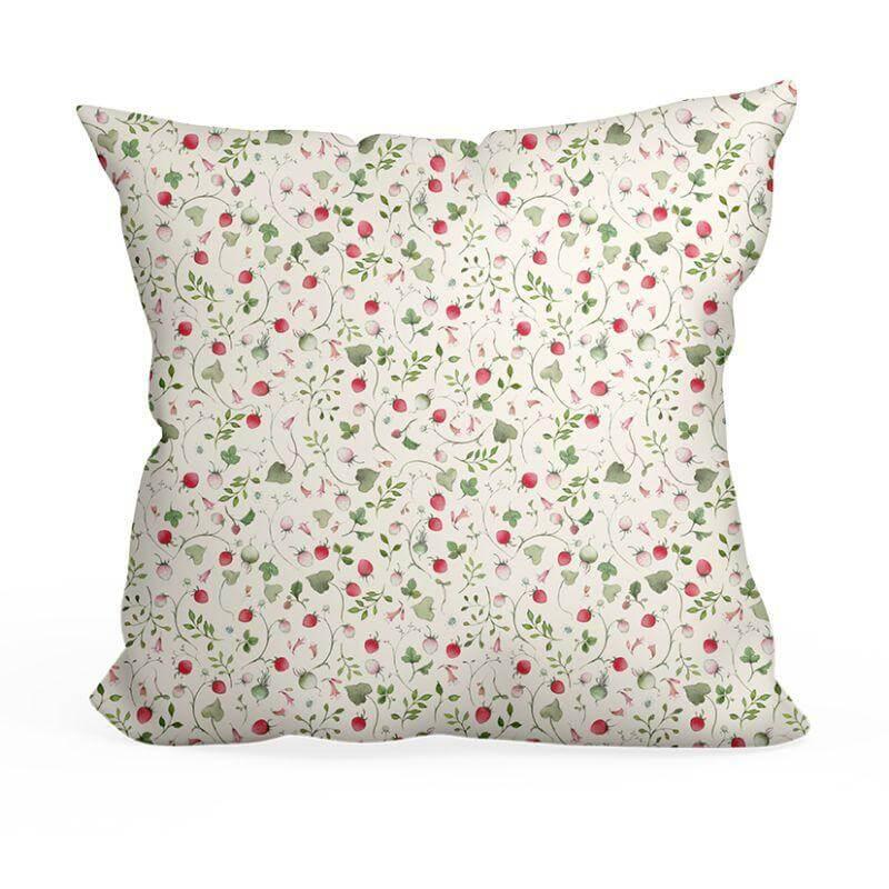 Baumwollstoff Erdbeerfeld Acufactum