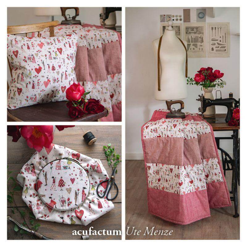 Baumwollstoff Liebe Acufactum