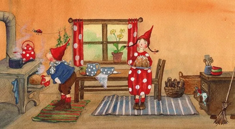 Bei Pippa und Pelle zu Hause - Pappbilderbuch - 9783825154257 Urachhaus