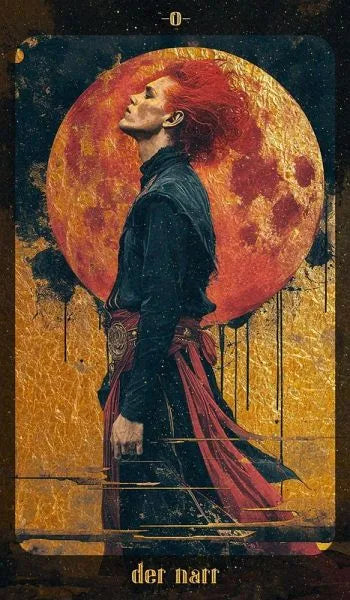 Bernsteinmond Tarot - 78 Tarotkarten und 80-seitiges Booklet - 4250375102564 Königsfurt Urania