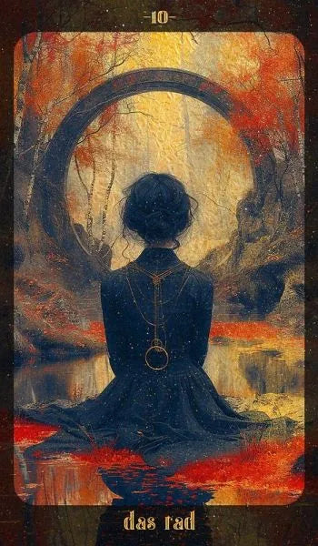 Bernsteinmond Tarot - 78 Tarotkarten und 80-seitiges Booklet - 4250375102564 Königsfurt Urania