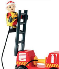 BRIO Feuerwehr-Leiterfahrzeug mit Licht und Sound Brio
