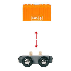 BRIO Güterzug mit drei Waggons Brio