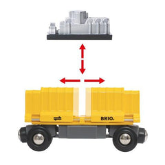 BRIO Güterzug mit drei Waggons Brio