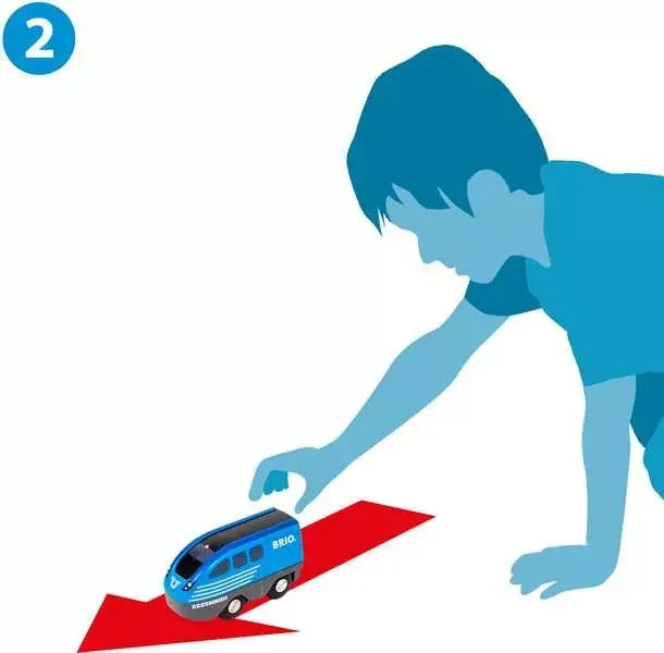 BRIO Lok mit Rückziehmoto - 36019 Brio