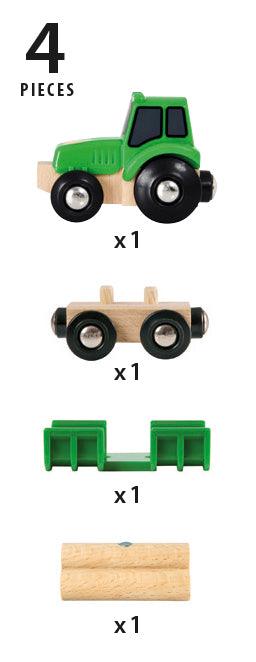 Brio Traktor mit Anhänger Brio