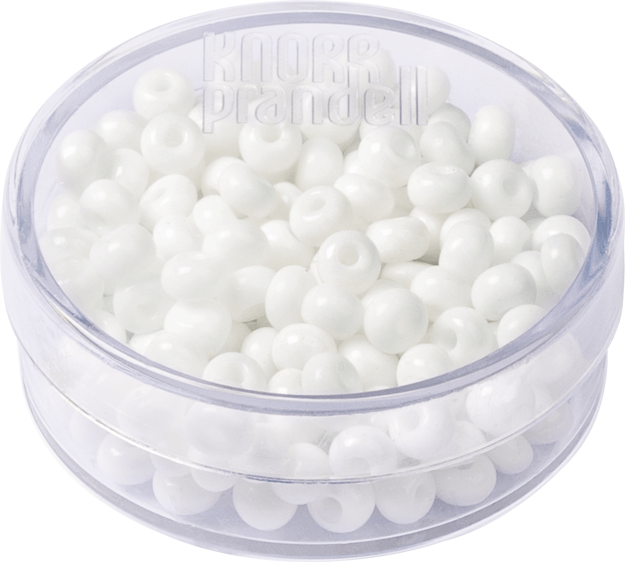 Rocailles Perlen - weiß