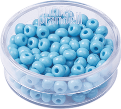 Rocailles Perlen - himmelblau