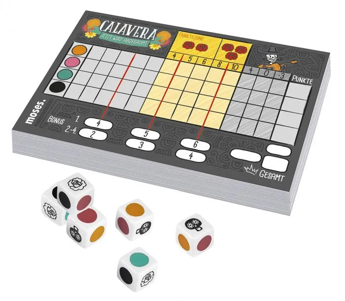 Calavera – Würfelspiel voller Taktik und Risiko - 90319 Moses