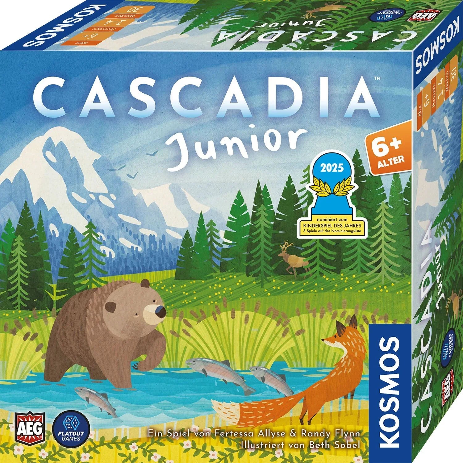 Cascadia Junior - 4002051684884 Kosmos Spieleverlag