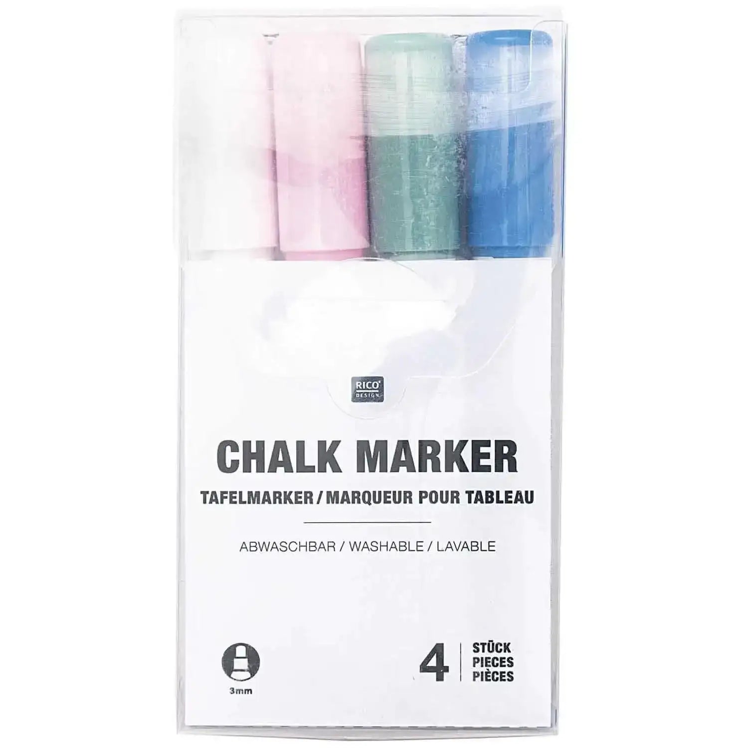 Chalk-Marker 4Stk. Rico