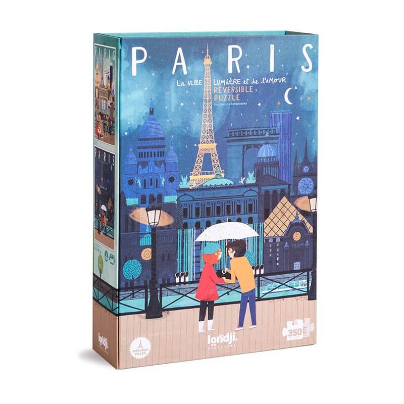 Puzzle 350 Teile - Paris Tag & Nacht Djeco