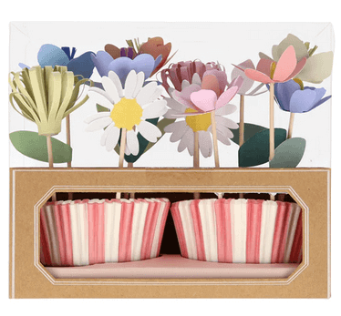 Cupcake Kit Blumen Garten Meri Meri