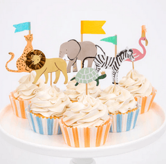 Cupcake Kit Safari Tiere - www. kunstundspiel .de 202155