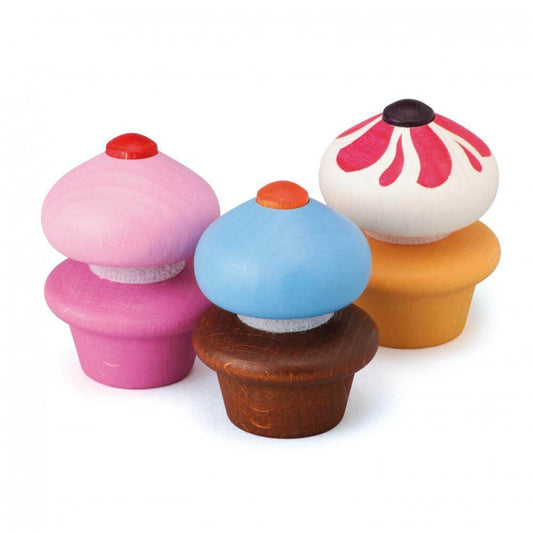 Cupcakes 3er Set Erzi