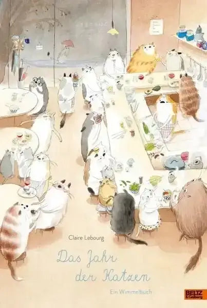 Das Jahr der Katzen. Ein Wimmelbuch