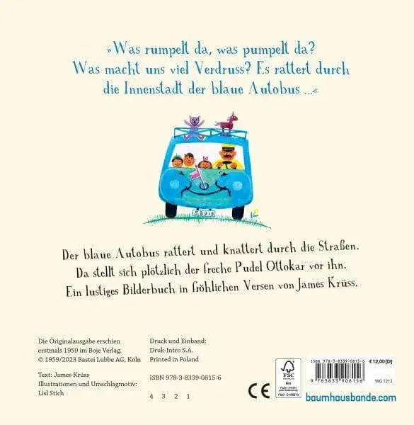 Der blaue Autobus - Pappbilderbuch Baumhaus Medien
