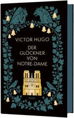 Buchcover von Victor Hugo: Der Glöckner von Notre-Dame in schwarzer Leinenoptik mit Golddruck.