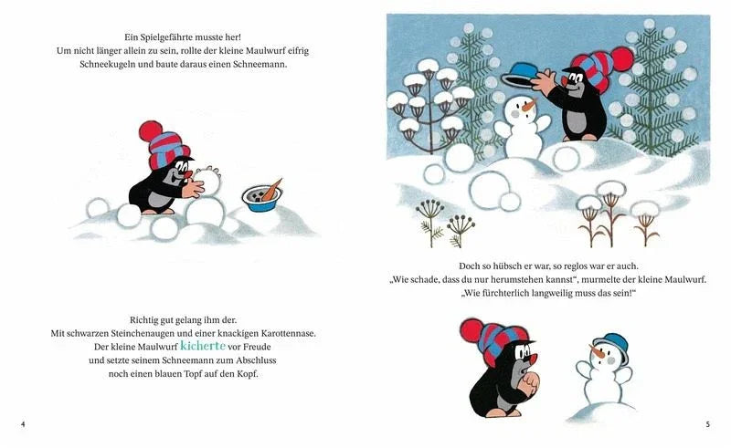 Der kleine Maulwurf und der Schneemann - 9783551523662 Carlsen Verlag