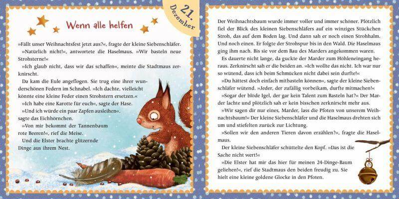 Der kleine Siebenschläfer: Adventsgeschichten aus dem Lichterwald Thienemann
