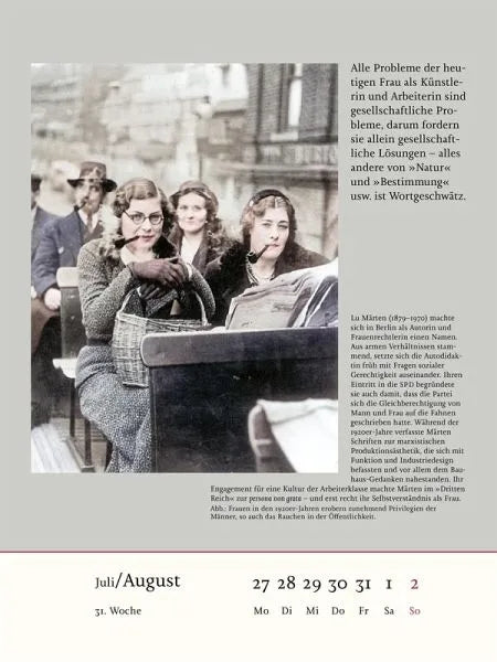 Der literarische Frauenkalender 2026. Frauen - einfach genial! - 9783869153148 ebersbach & simon
