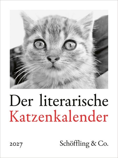 Der literarische Katzenkalender 2027 (Wandkalender)