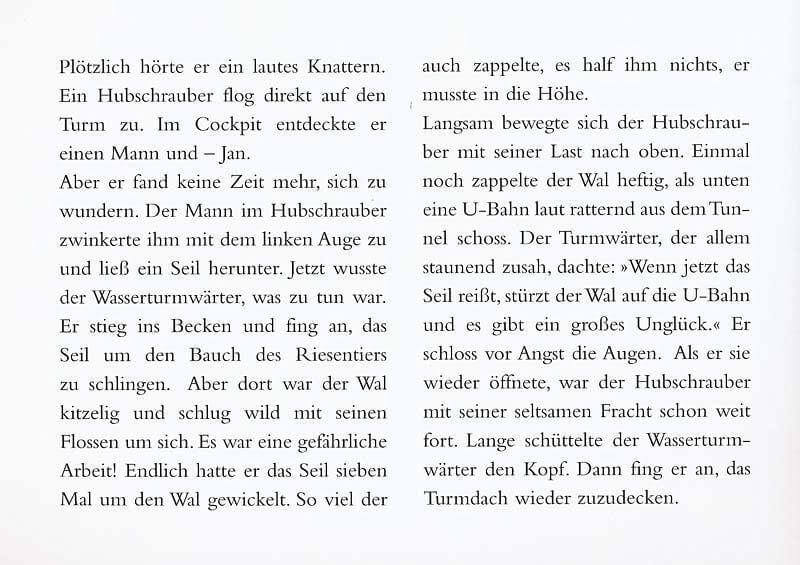 Der Wal im Wasserturm Moritz Verlag
