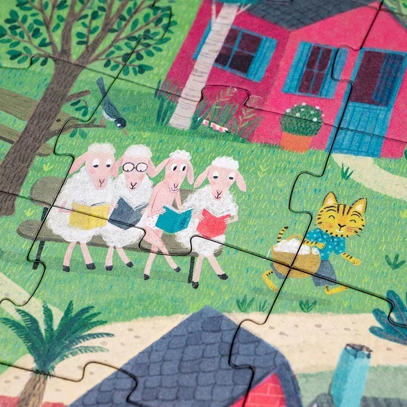 Detektiv-Puzzle Geburtstagskuchen-Rätsel 100 Teile - pz2674u Londji