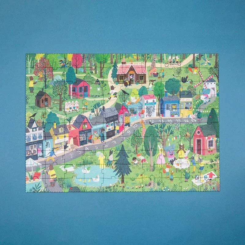 Detektiv-Puzzle Geburtstagskuchen-Rätsel 100 Teile - pz2674u Londji