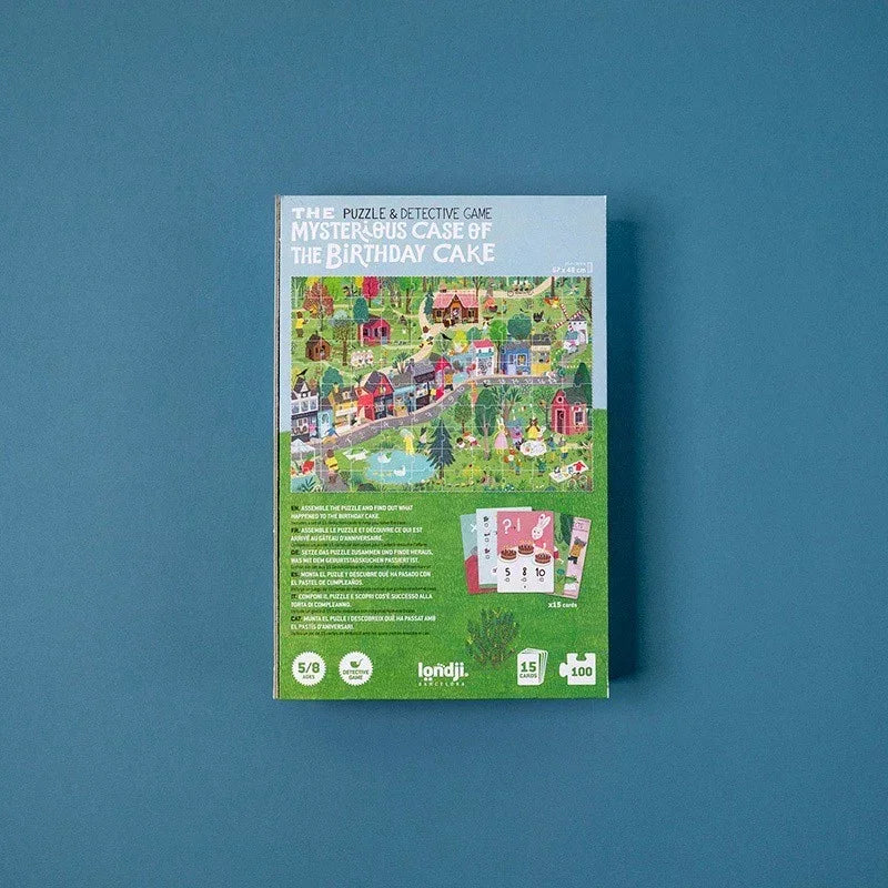 Detektiv-Puzzle Geburtstagskuchen-Rätsel 100 Teile - pz2674u Londji