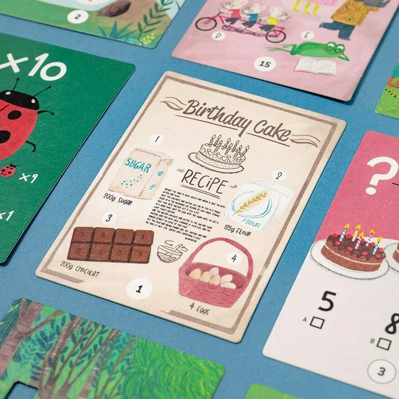 Detektiv-Puzzle Geburtstagskuchen-Rätsel 100 Teile - pz2674u Londji