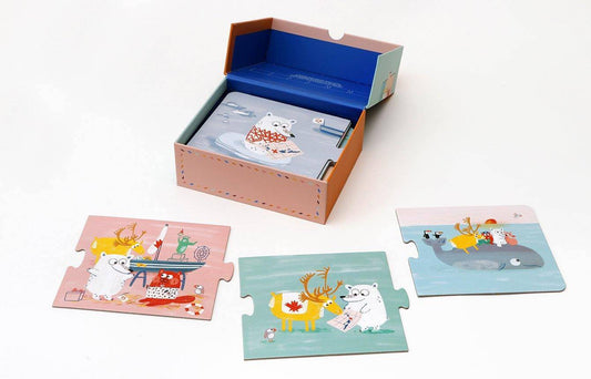 Die Abenteuer-Box - Kinderpuzzles Laurence King Spiele