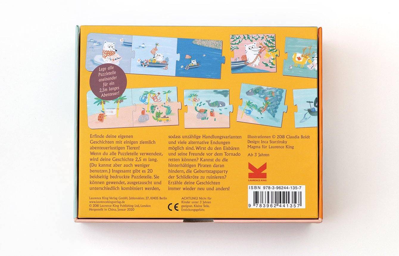Die Abenteuer-Box - Kinderpuzzles Laurence King Spiele