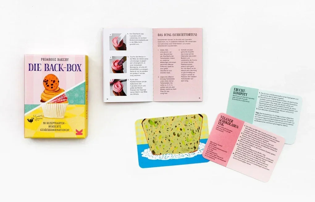 Die Backbox - 30 Rezeptkarten, hunderte Kombinationen - 9783962442941 Laurence King Spiele