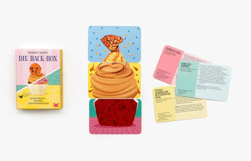 Die Backbox - 30 Rezeptkarten, hunderte Kombinationen - 9783962442941 Laurence King Spiele