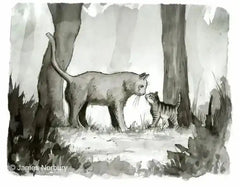 Die Katze, die nach Weisheit sucht Wunderraum