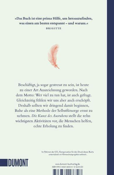 Die Kunst des Ausruhens Dumont Verlag